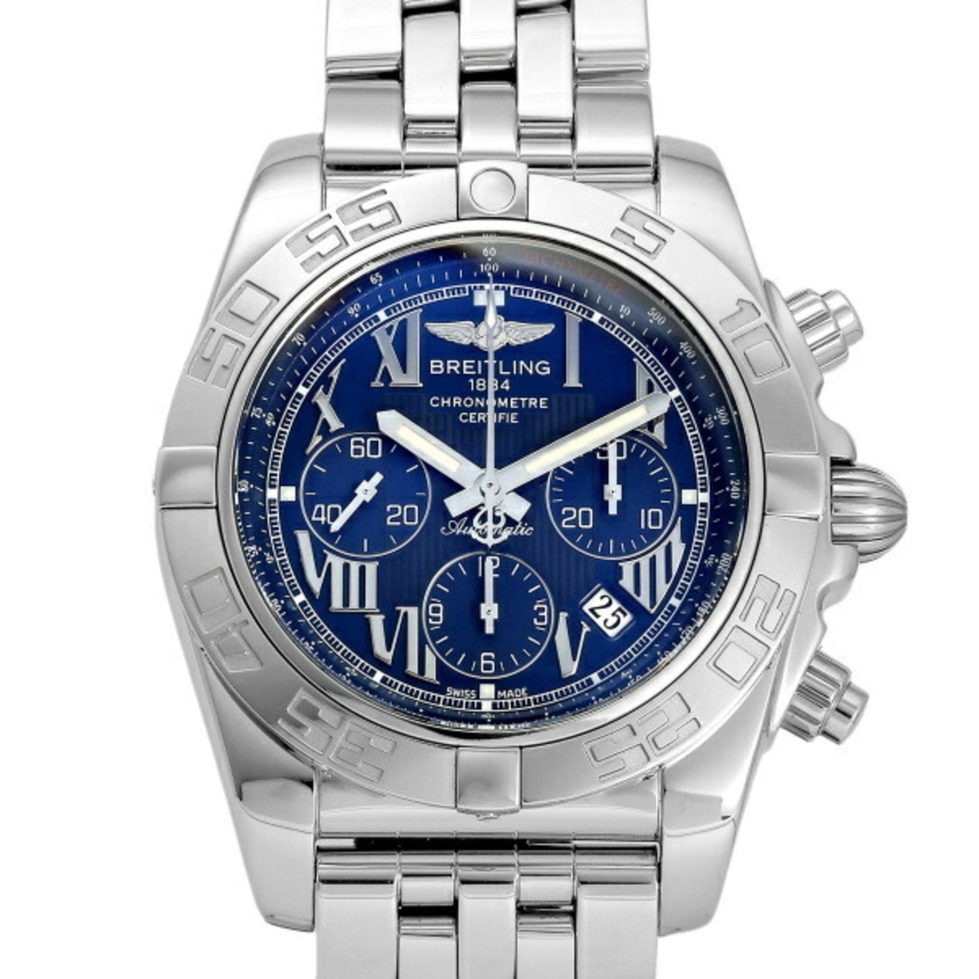 Breitling chronomat 44 online blue dial