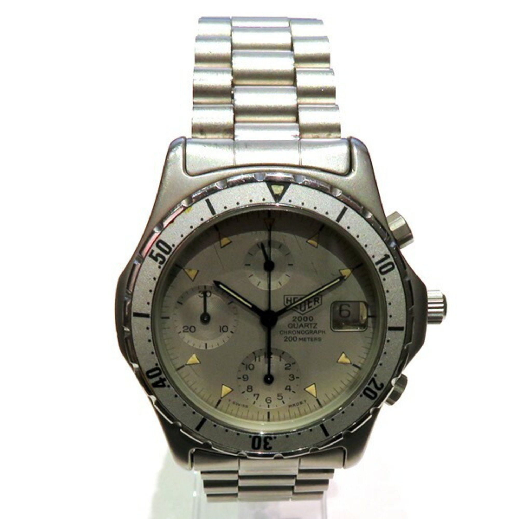 Tag Heuer 2000 Quartz Chronograph 200M 272.006 1 Watch Wristwatch Men