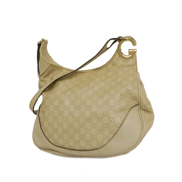 GUCCIAuth  GG Canvas Shoulder Bag 203503 Women's Beige