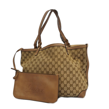 GUCCIAuth  GG Canvas Tote Bag 247209 Women's Beige,Brown