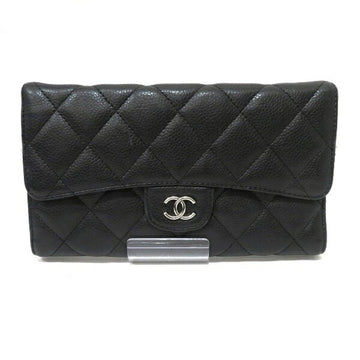 Chanel matelasse caviar skin tri-fold wallet ladies