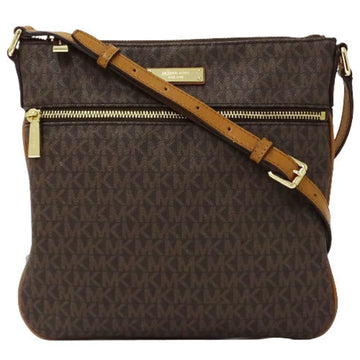 MICHAEL KORS bag Lady's shoulder brown tea