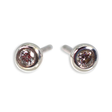 TIFFANY SV925 visor yard diamond earrings