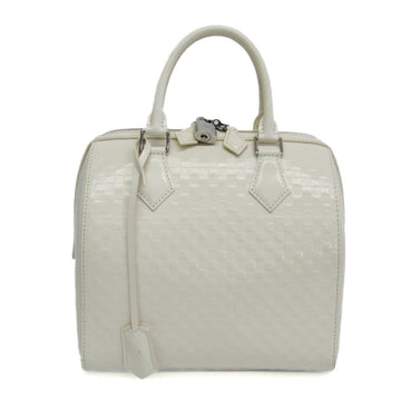 LOUIS VUITTON Speedy Cube MM M48904 Women's Handbag White