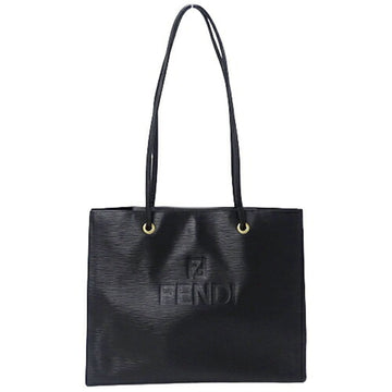 FENDI bag Lady's tote shoulder leather black