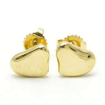 TIFFANY Full Heart Earrings No Stone Yellow Gold [18K] Stud Earrings Gold