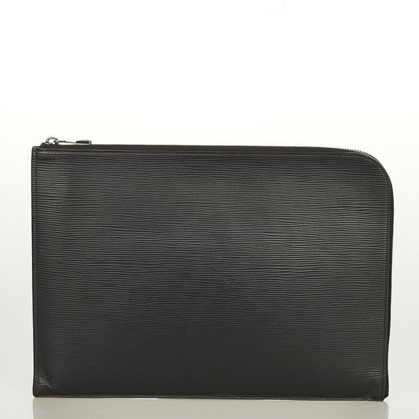 Louis Vuitton Epi Pochette Jules GM M64153 Noir Leather Clutch Bag Men