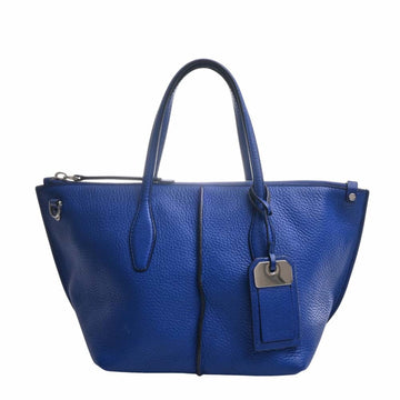TOD'S Joy Leather Handbag Blue Ladies