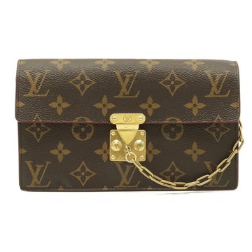 Louis Vuitton Monogram S Lock Belt Pouch GM Waist Body Bag Hip #95 M68550