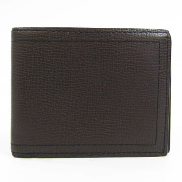 LOUIS VUITTON Utah Portofeuil Compact Coin M64134 Men's Utah Leather Wallet [bi-fold] Marron