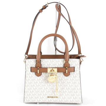 MICHAEL KORS Shoulder Bag Leather White Ladies