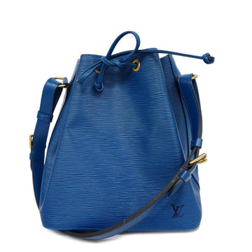 LOUIS VUITTON Shoulder Bag Epi Petit Noe M44105 Toledo Blue Ladies