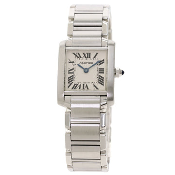 Cartier W51008Q3 Tank Francaise SM Watch Stainless Steel Ladies