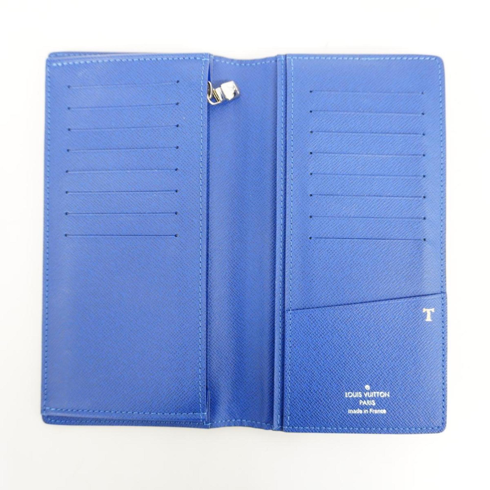 LOUIS VUITTON Long Wallet Taigarama Portefeuille Brother M30297 Cobalt