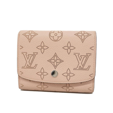 LOUIS VUITTON Wallet Mahina Portefeuille Iris Compact M62541 Rose Jasmine Women's