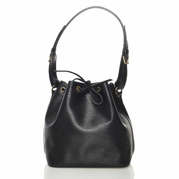 Louis Vuitton Epi Petite Noe One Shoulder Bag M59012 Black Leather Women's LOUIS VUITTON