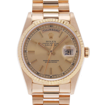 ROLEX Day-Date Automatic Yellow Gold Men's Watch 18238