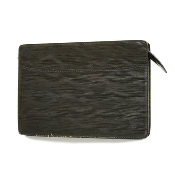 LOUIS VUITTONAuth  Epi Pochette Homme M52522 Men's Clutch Bag Noir