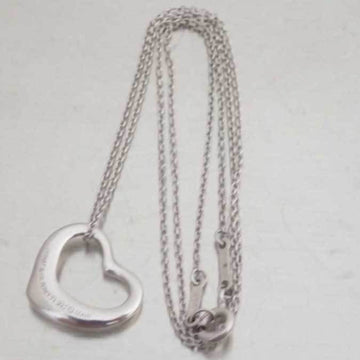 TIFFANY&Co. Necklace Open Heart Silver 925 Ladies