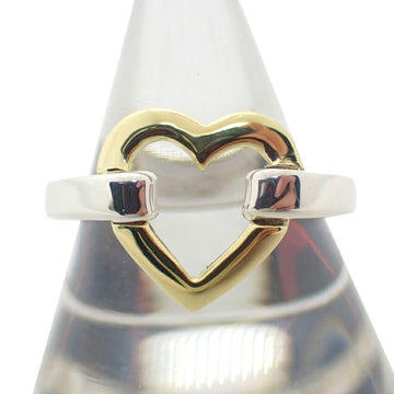 TIFFANY 925 750 heart combination ring