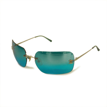 CHANELAuth  Women's Sunglasses 4017 Silver metal fittings