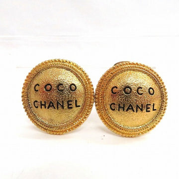 CHANEL logo gold brand accessories earrings ladies