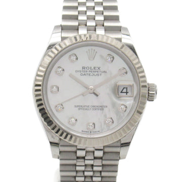 ROLEX Datejust 10P diamond Wrist Watch watch Wrist Watch 278274G Mechanical Automatic White White shell K18WG[WhiteG 278274G