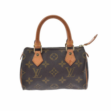 Louis Vuitton Monogram Mini Speedy Brown M41534 Women's Canvas Handbag