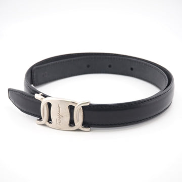 SALVATORE FERRAGAMO Logo Belt Black Women's