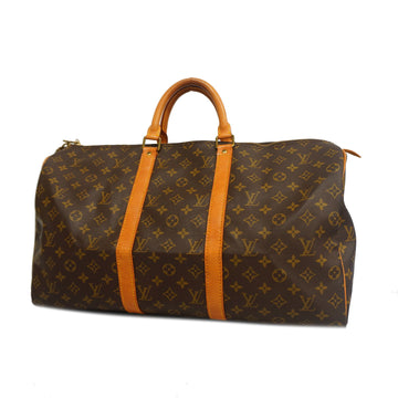 LOUIS VUITTONAuth  Monogram Keepol 50 M41426 Men,Women,Unisex Boston Bag