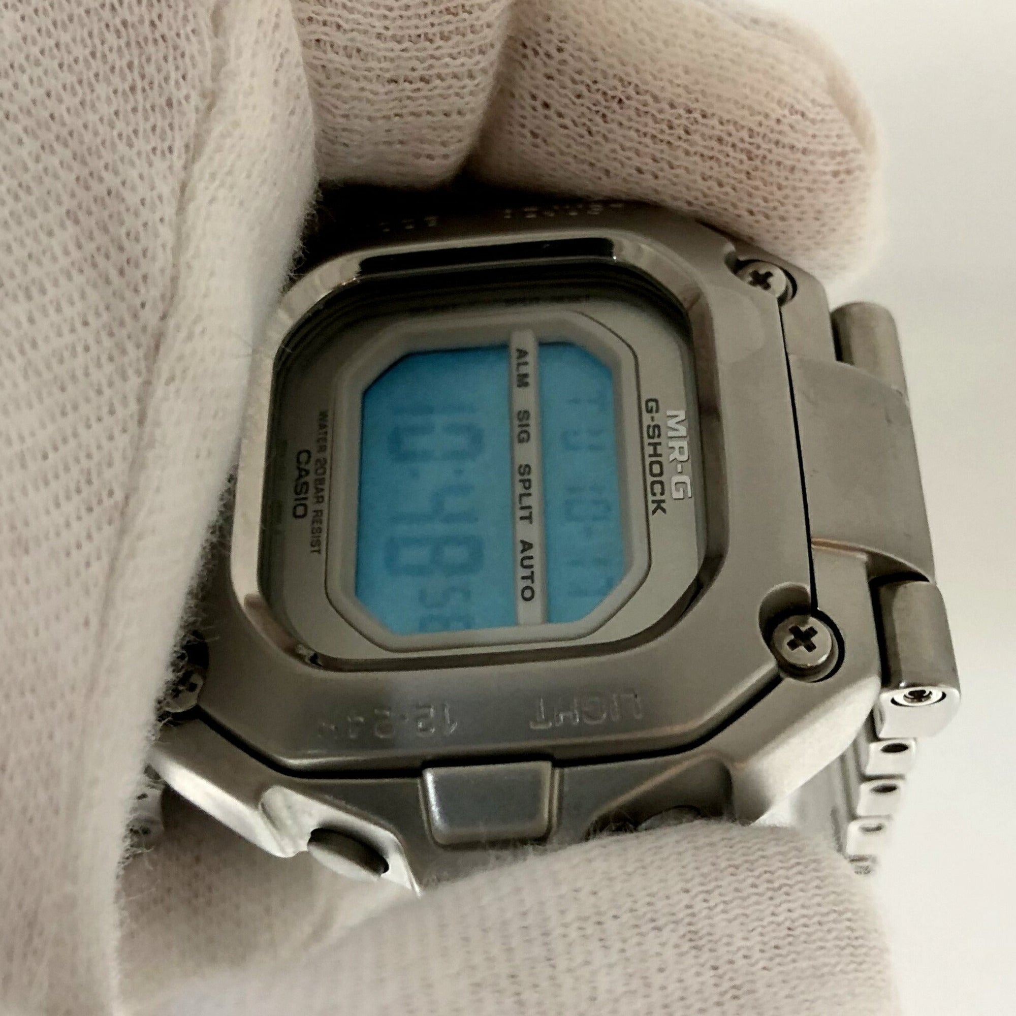 CASIO G-SHOCK watch MRG-110 MR-G digital screw back metal band timer q