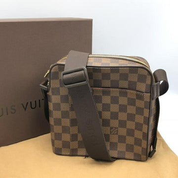 LOUIS VUITTON Olaf PM Shoulder Bag N41442 Damier Ebene Brown