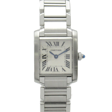 CARTIER Tank Francaise SM Wrist Watch watch Wrist Watch W51008Q3 Quartz Ivory Stainless Steel W51008Q3