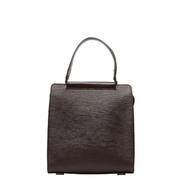 LOUIS VUITTON Epi Figari PM Handbag M5201D Mocha Brown PVC Leather Women's