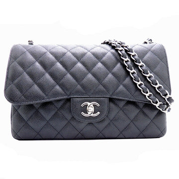 CHANEL matelasse 30 chain shoulder bag ladies A58600 caviar skin black