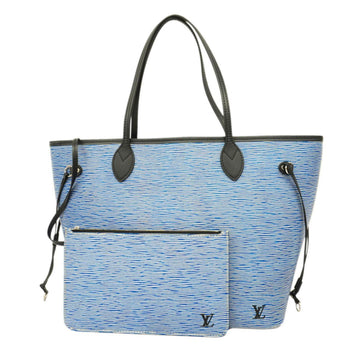 LOUIS VUITTON Tote Bag Epi Neverfull MM M51053 Blue Ladies