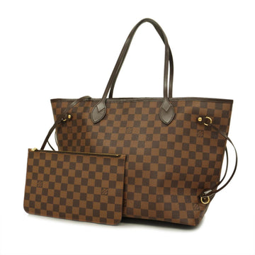 LOUIS VUITTON Tote Bag Damier Neverfull MM N41358 Ebene Women's