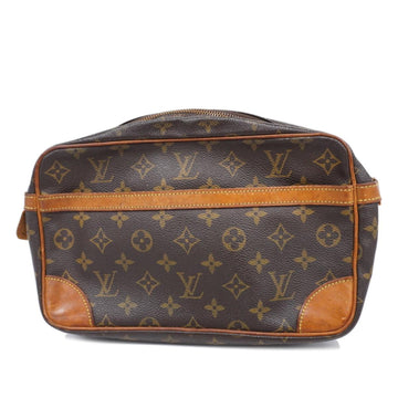 LOUIS VUITTON Clutch Bag Monogram Compiegne 28 M51845 Brown Ladies