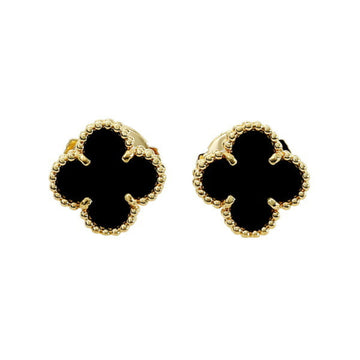 VAN CLEEF & ARPELS Sweet Alhambra K18YG Yellow Gold Earrings