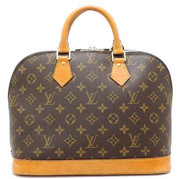 Louis Vuitton Alma Ladies Handbag M51130 () Monogram Ebene (Brown)