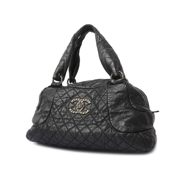 Chanel Matelasse Handbag Women's Leather Handbag Black