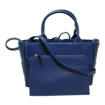 BOTTEGA VENETA Candy Arco Shoulder Bag Blue Calfskin [cowhide] 709337VCQC24103