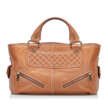 Celine Boogie Handbag Brown Leather Ladies CELINE