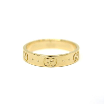 GUCCI K18YG Icon Ring No. 14.5 Women's