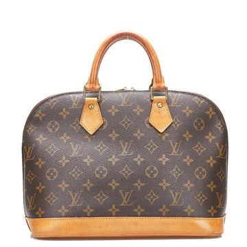 Handbags Louis Vuitton Louis Vuitton Monogram Alma Voyage mm Hand Bag M41446 LV Auth knn080