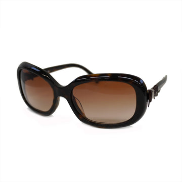 CHANELAuth  Women's Sunglasses Brown Sunglasses here mark ribbon 5170-A silver