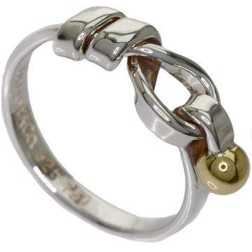 TIFFANY Hook and Eye Ring Silver/K18YG Ladies &Co.