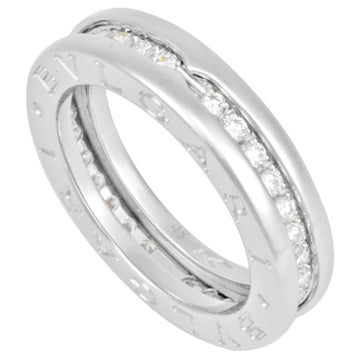 BVLGARI B zero one pave full diamond ring 1 band #48 K18WG