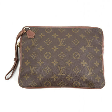 LOUIS VUITTON Monogram Saxpo Leather Brown  Handbag