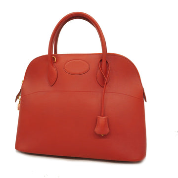 Hermes Bolide 35 B Stamped Cushbel Rouge Vif Women's Courchevel Leather H